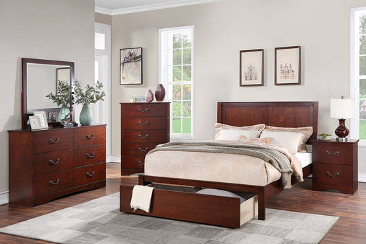 F9289Q Queen Bed Cherry