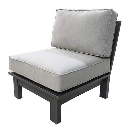 Armless Club Chair with Cushion