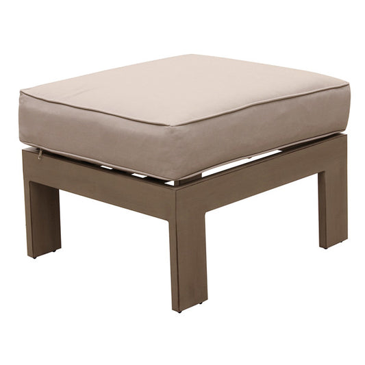 Ottoman with Cushion- Taupe