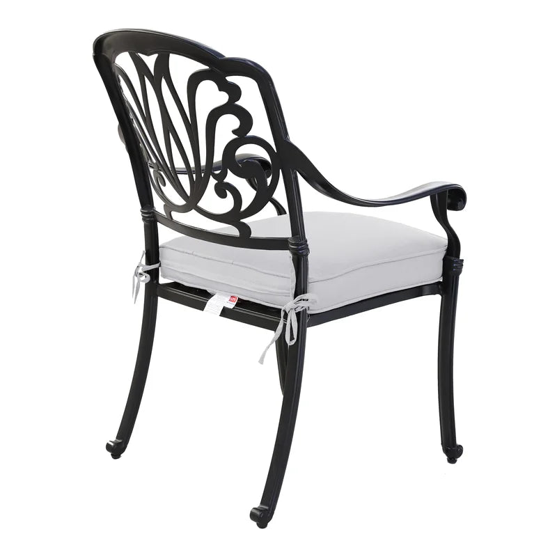 Arm Chair With Cushion Grey