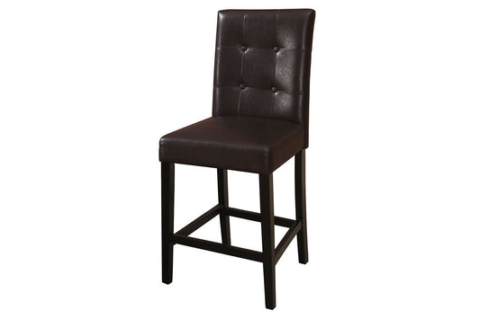 F1144 Counter Height Chair Dark Brown