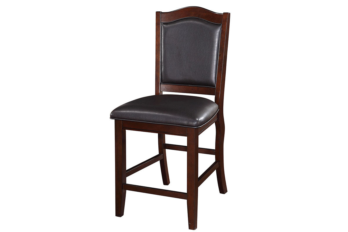 F1346 Counter Height Chair Black (set of 2)