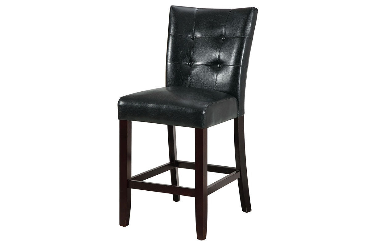 F1754 Counter Height Chair Black (set of 2)