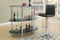 F2053 Bar Stand Glass Black