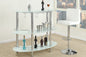 F2059 Bar Stand Glass White