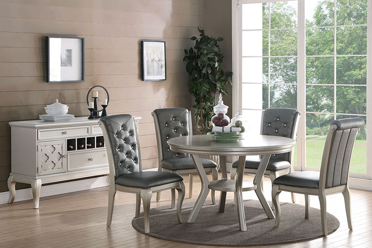 F2150  Grey Dining Table Round