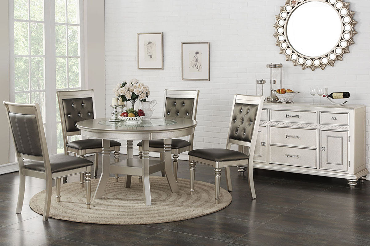 F2428 Silver Dining Table