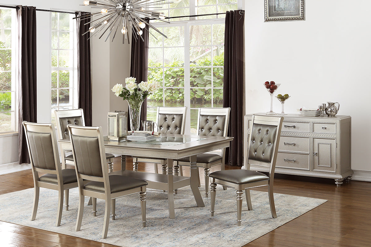 F2430 Dining Table Silver