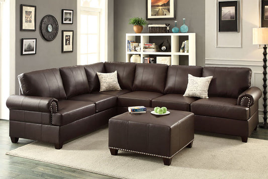 F7770 2-Pcs Sectional Espresso