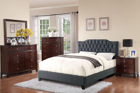 F9333Q Queen Bed Ash Grey