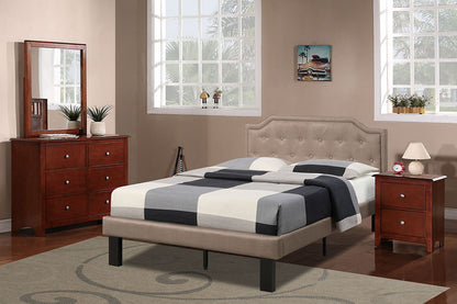 F9345T Twin Size Bed Brown