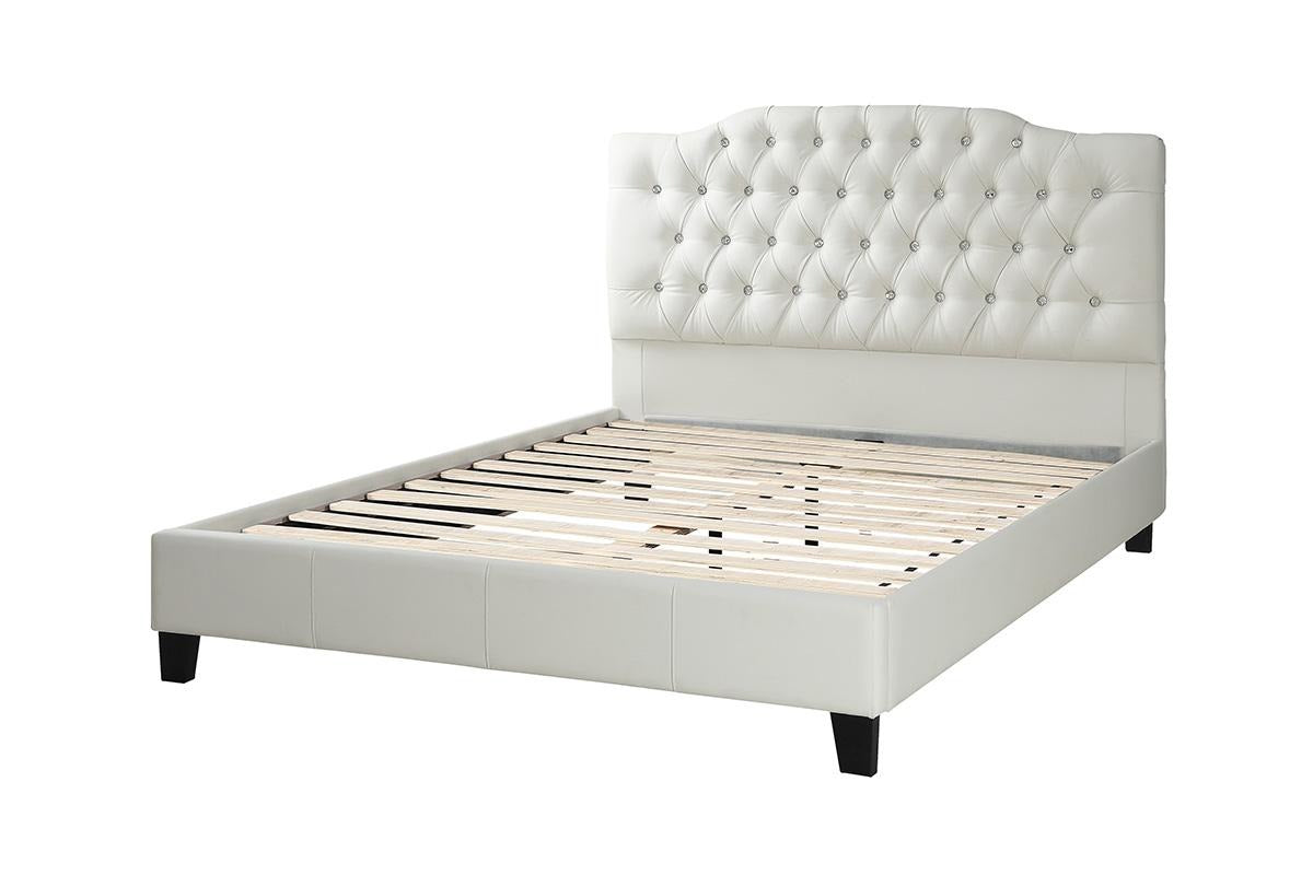 F9350Q Queen Bed White