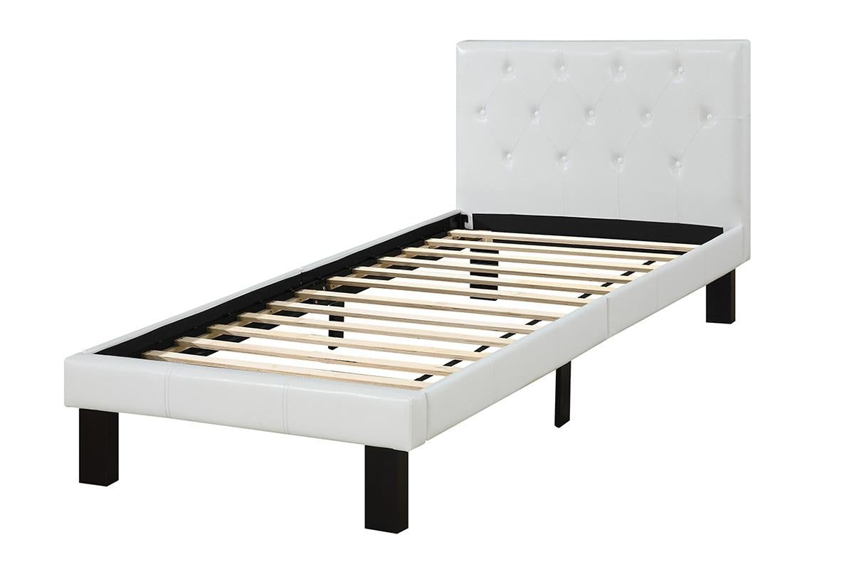 F9416F  Full Size Bed White