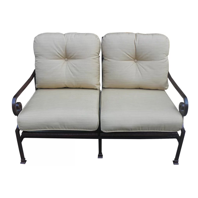 Outdoor Loveseat Motion Chair With Cushion