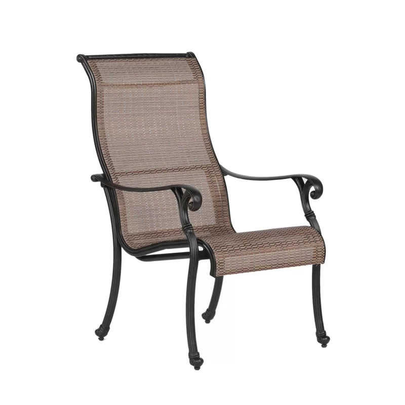 Sling Rocker Patio Chairs With Aluminum Frame, All-Weather Furniture