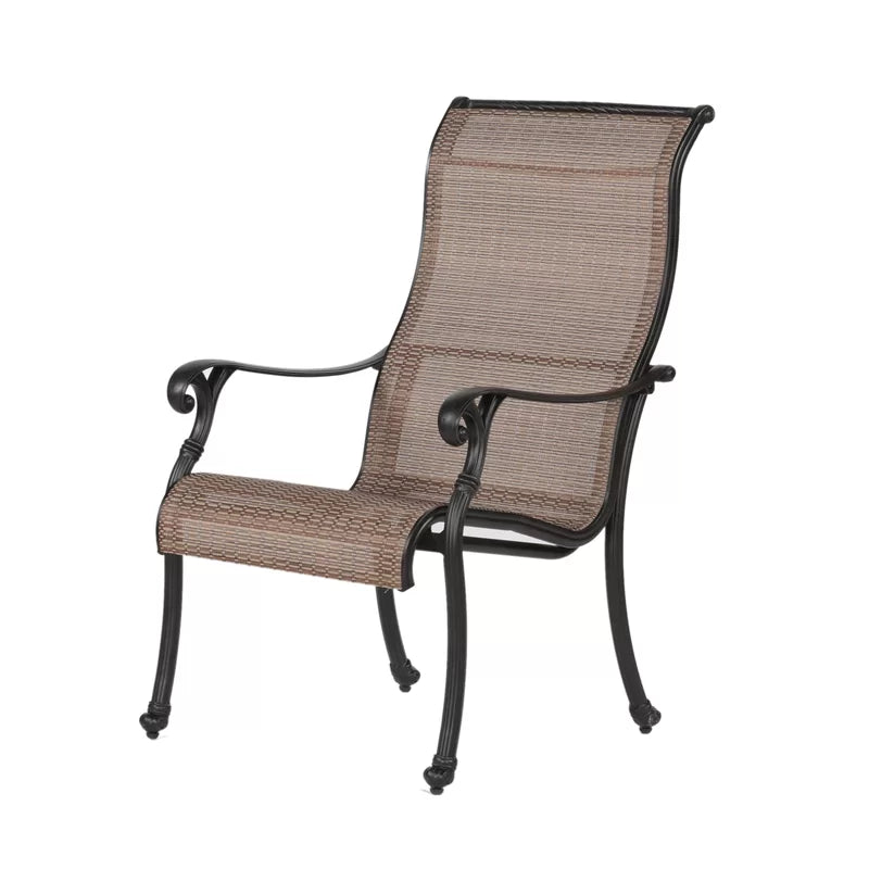 Sling Rocker Patio Chairs With Aluminum Frame, All-Weather Furniture