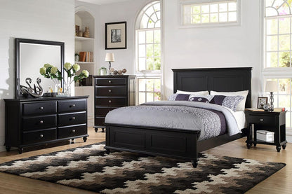 F9271Q  Queen Bed Black