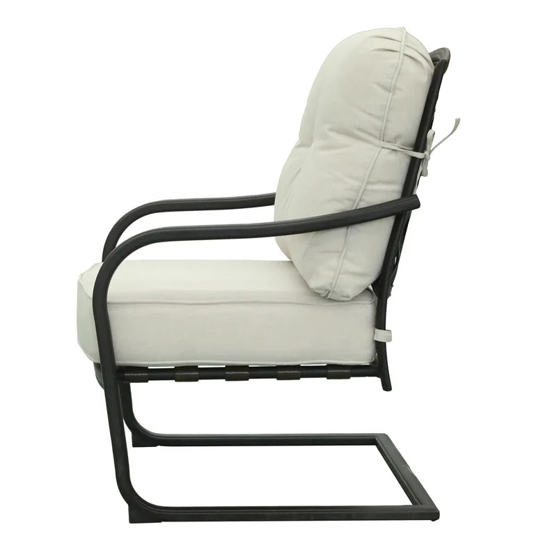 Halston C Spring Club Chair with Cushion (Set of 2)