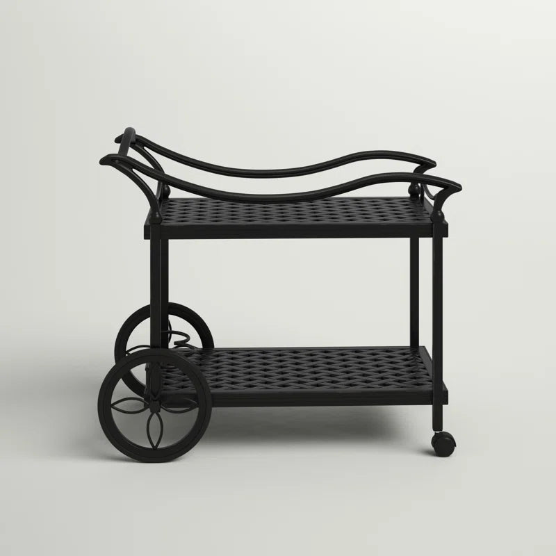 Tea Cart- Dark Lava Bronze