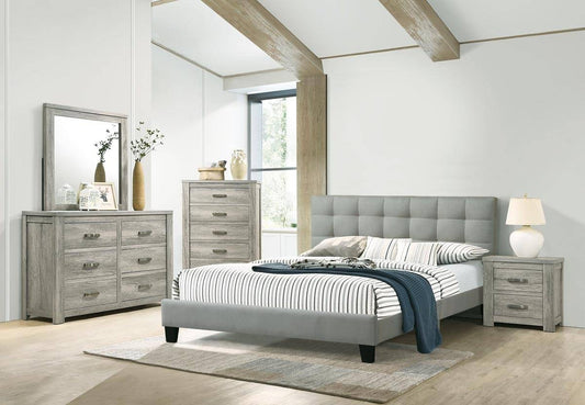 F9532F Full Bed Grey