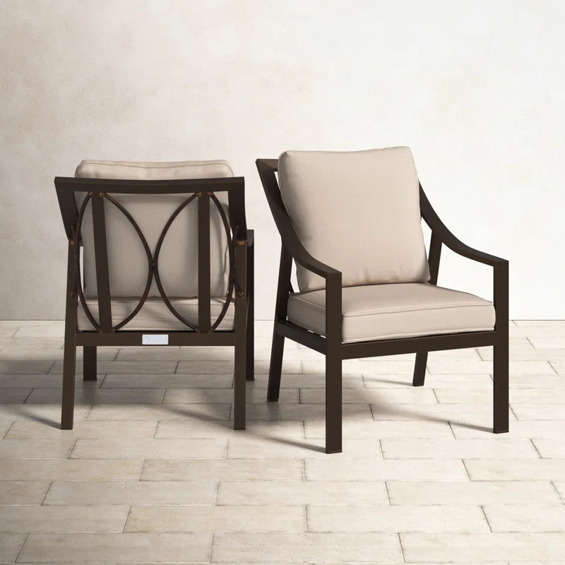Genoa Dining Chair with Cushion (Set of 2)