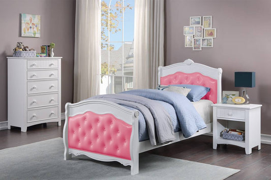 F9583F Full Bed White