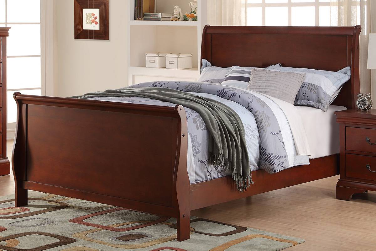 F9231F Full Size Bed Cherry