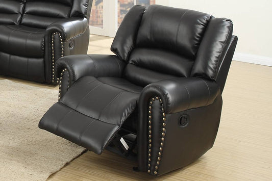 F6751 Glider Recliner Black