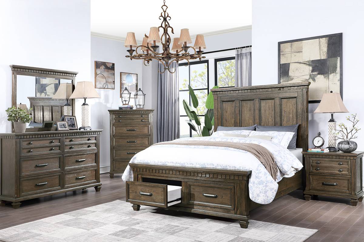 F5461 Nightstand Brown