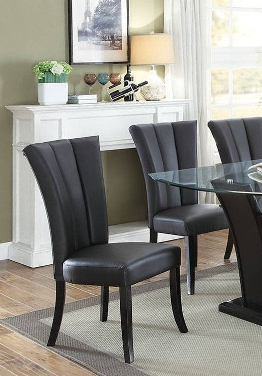 F1591 Dining Chair Black (set of 2)