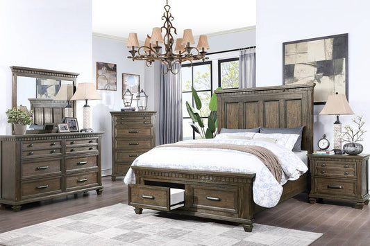 F9562Q Queen Bed with Drawer